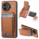 For Xiaomi Poco F7 Ultra 5G / Xiaomi Redmi K80 Pro 5G Case with Card Holder Kickstand Leather Back Cover