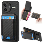 For Xiaomi Poco F7 Ultra 5G / Xiaomi Redmi K80 Pro 5G Case with Card Holder Kickstand Leather Back Cover