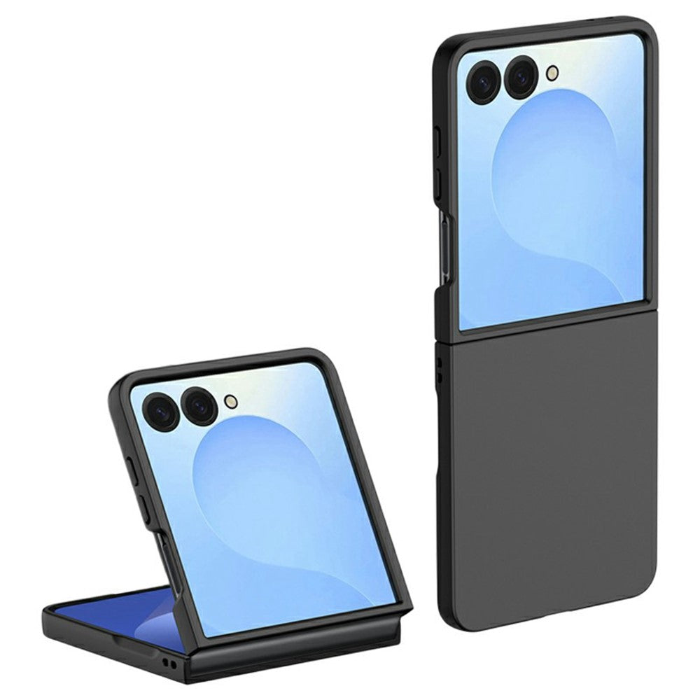 Til Samsung Galaxy Z Flip7 5G Cover Skindlignende Tekstur Hårdt PC Foldbart Telefoncover