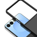 Til Samsung Galaxy Z Flip7 5G Cover Skindlignende Tekstur Hårdt PC Foldbart Telefoncover