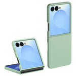 Til Samsung Galaxy Z Flip7 5G Cover Skindlignende Tekstur Hårdt PC Foldbart Telefoncover