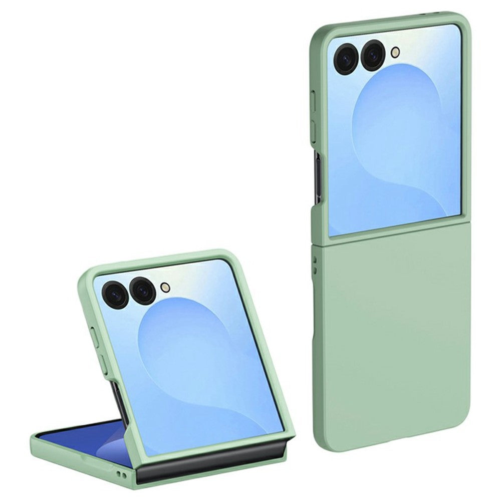 Til Samsung Galaxy Z Flip7 5G Cover Skindlignende Tekstur Hårdt PC Foldbart Telefoncover
