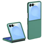 Til Samsung Galaxy Z Flip7 5G Cover Skindlignende Tekstur Hårdt PC Foldbart Telefoncover