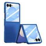 Til Samsung Galaxy Z Flip7 5G etui Stor vindue hård PC telefoncover med lille skærmfilm