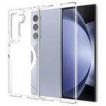 For Samsung Galaxy Z Fold7 5G Magnetic Case TPU + Acrylic Clear Phone Cover