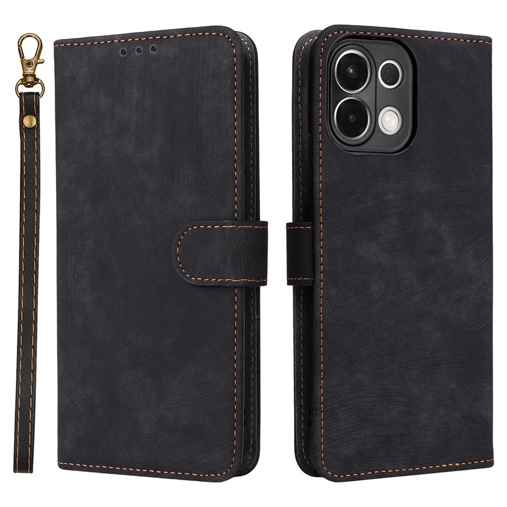 For Oppo K13 5G / 13x / K12s Case Wallet RFID Blocking PU Leather Phone Cover Stand with Strap