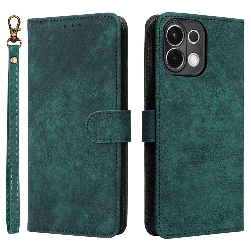 For Oppo K13 5G / 13x / K12s Case Wallet RFID Blocking PU Leather Phone Cover Stand with Strap