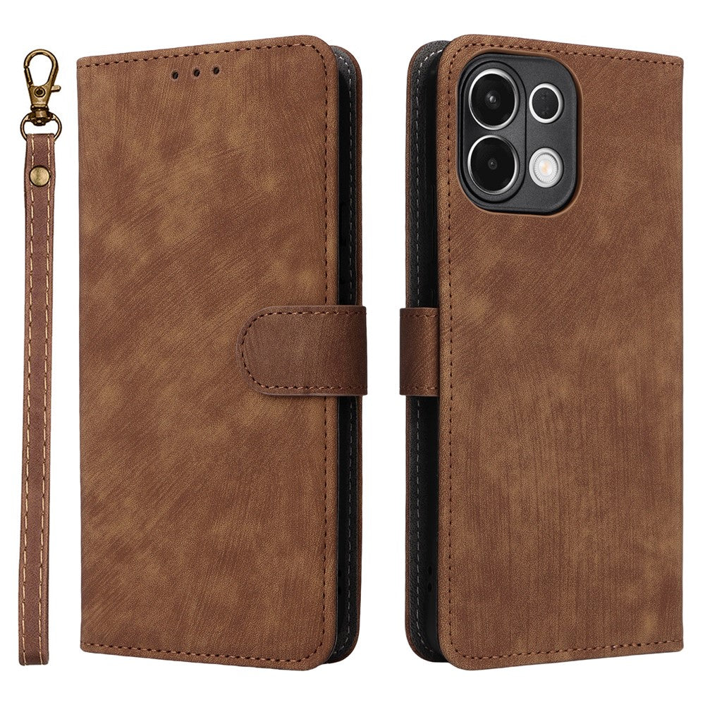 For Oppo K13 5G / 13x / K12s Case Wallet RFID Blocking PU Leather Phone Cover Stand with Strap