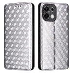 For Oppo K13 5G / K13x / K12s Case Wallet Rhombus Imprinted Leather Phone Cover