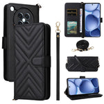 For Oppo Find X8s 5G Case with Shoulder / Wrist Strap Leather Phone Cover Stand Wallet