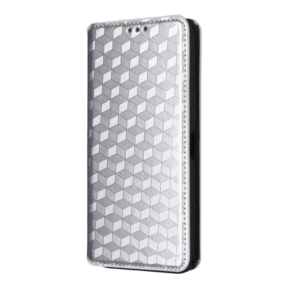For Oppo Find X8s+ 5G Case Wallet Rhombus Imprinted Leather Phone Cover