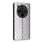 For Oppo Find X8s+ 5G Case Wallet Rhombus Imprinted Leather Phone Cover