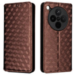 For Oppo Find X8s+ 5G Case Wallet Rhombus Imprinted Leather Phone Cover