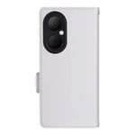 Huawei Enjoy 80-skal med handledsrem i litchitexturerat PU-läder, plånboksfodral