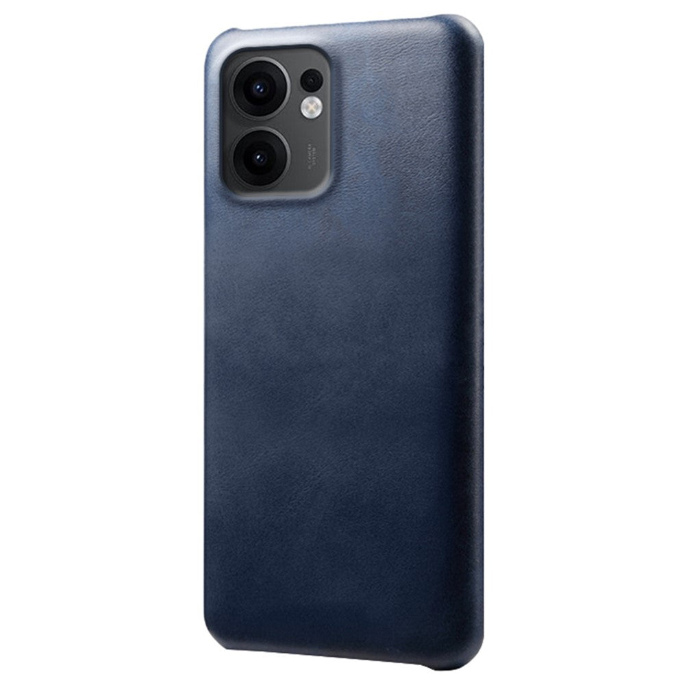 For Oppo Reno13 F 5G (Reno 13 FS 5G) / 4G Case Calf Texture PU Leather Hard PC Protective Phone Cover