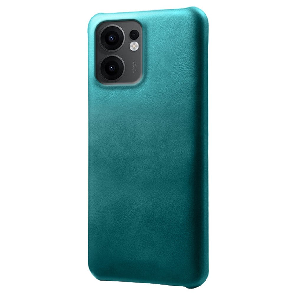 For Oppo Reno13 F 5G (Reno 13 FS 5G) / 4G Case Calf Texture PU Leather Hard PC Protective Phone Cover
