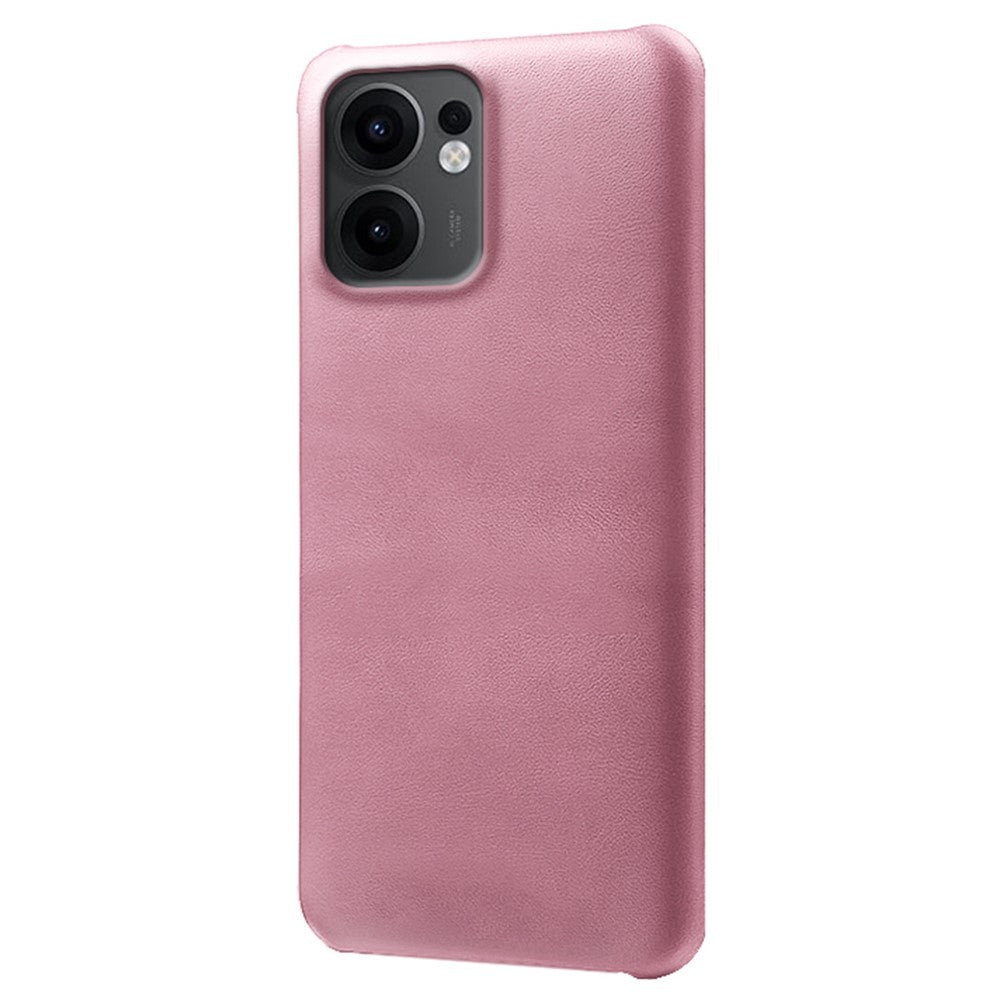 For Oppo Reno13 F 5G (Reno 13 FS 5G) / 4G Case Calf Texture PU Leather Hard PC Protective Phone Cover