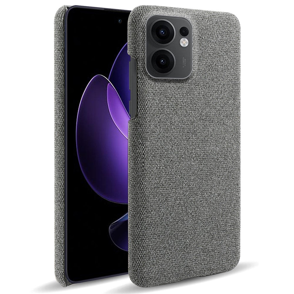 Oppo Reno13 F 5G (Reno 13 FS 5G) / 4G mobilskal Tygtextur Reptålig Skyddande PC Baksida