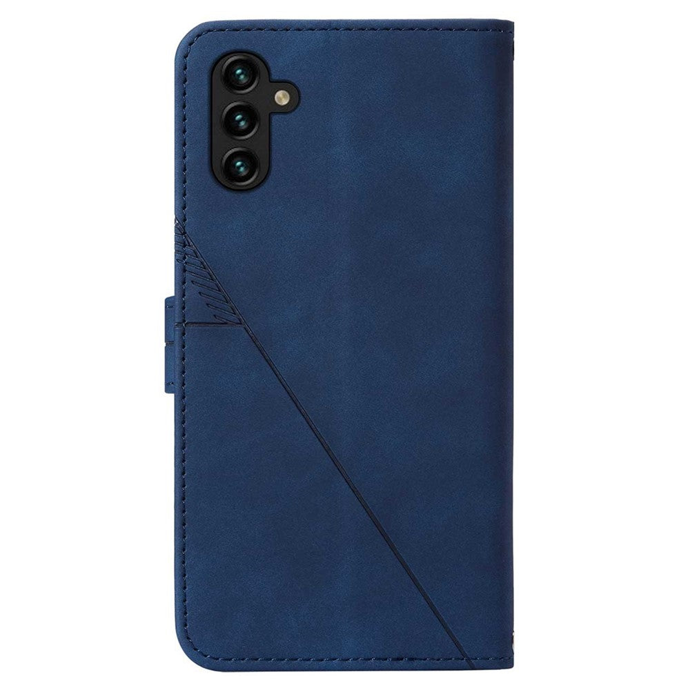 Samsung Galaxy A14 5G / A14 4G Läderfodral med Handrem Plånboksfodral