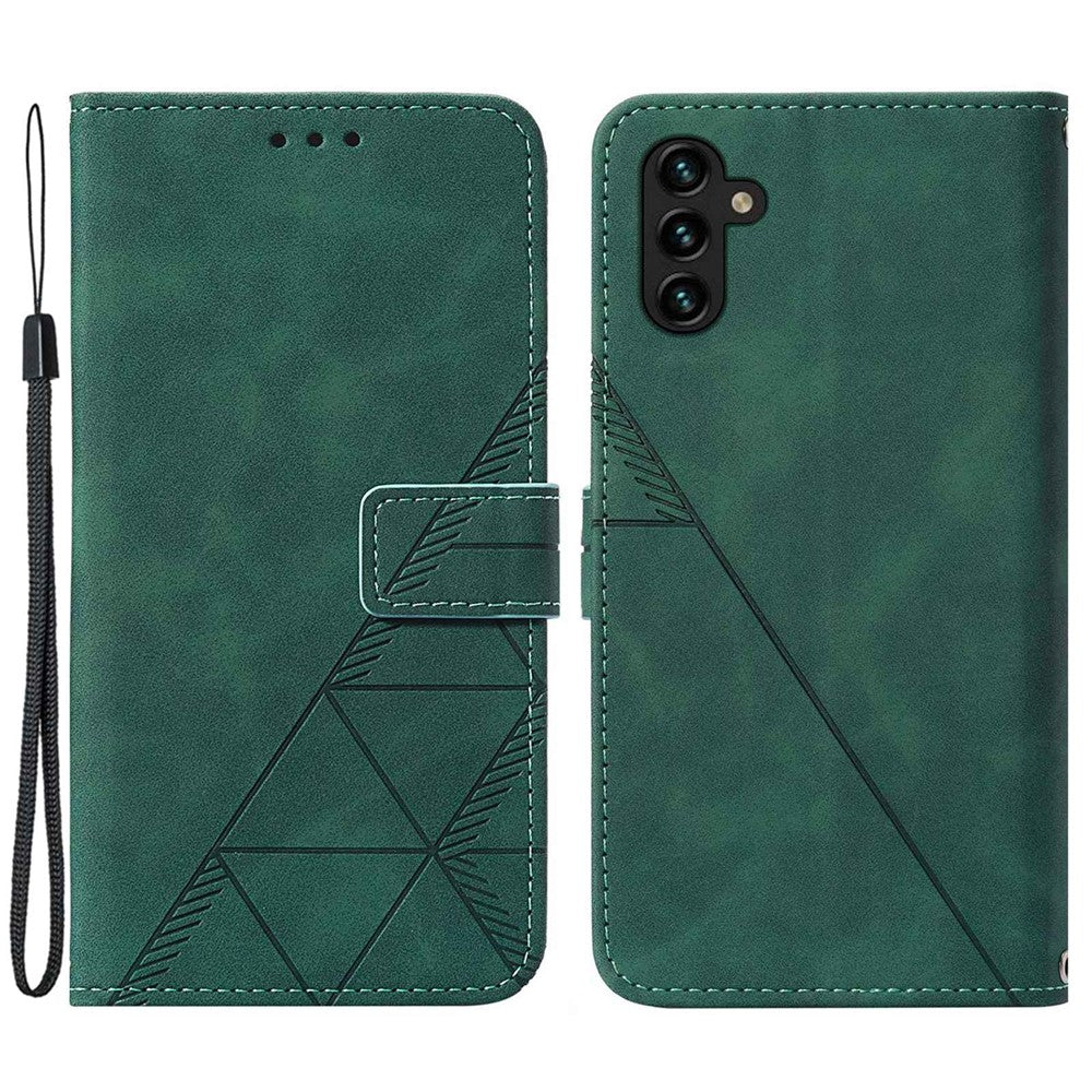 Samsung Galaxy A14 5G / A14 4G Läderfodral med Handrem Plånboksfodral