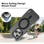 IMAK For iPhone 16 Pro Max Case Compatible with MagSafe Candy Color Anti Drop TPU + PET Back Cover