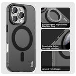 IMAK For iPhone 16 Pro Max Case Compatible with MagSafe Candy Color Anti Drop TPU + PET Back Cover