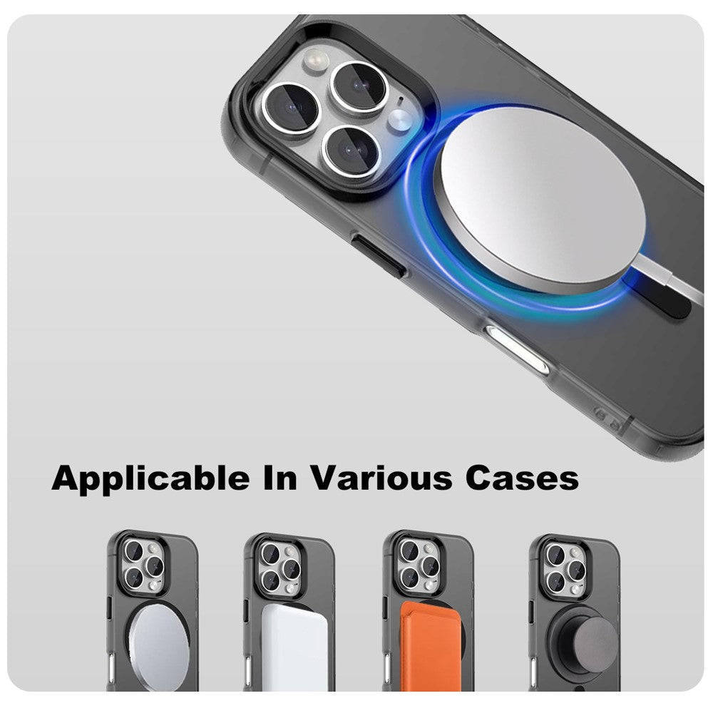 IMAK For iPhone 16 Pro Max Case Compatible with MagSafe Candy Color Anti Drop TPU + PET Back Cover