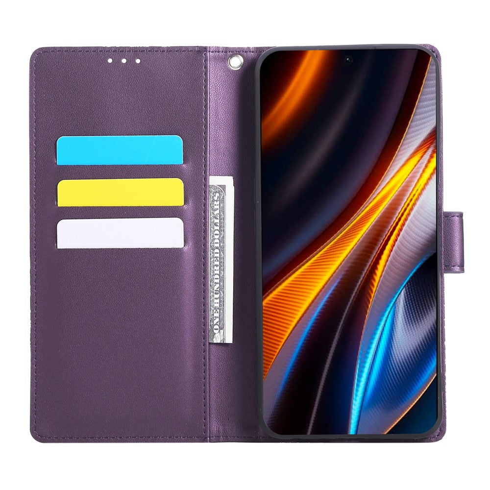 For Xiaomi Redmi Note 12 5G (Global) / (India) / (China) / Poco X5 5G Case Rose Flower PU Leather Wallet Phone Cover with 3 Card Slots