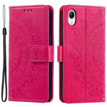 Til Samsung Galaxy A23s / A23e Drop Protection PU Lædercover Mandala Blomstermønster Præget Pung Stand Magnetisk Flip Telefoncover