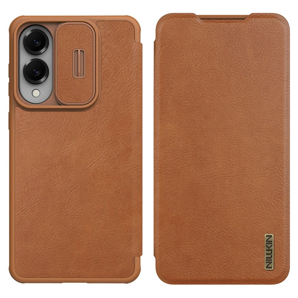 NILLKIN Qin Pro Series til Samsung Galaxy S25 Edge Etui med Kortlommer Læder Telefoncover