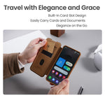 NILLKIN Qin Pro Series til Samsung Galaxy S25 Edge Etui med Kortlommer Læder Telefoncover