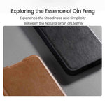 NILLKIN Qin Pro Series til Samsung Galaxy S25 Edge Etui med Kortlommer Læder Telefoncover