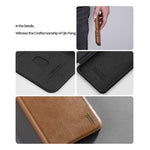 NILLKIN Qin Pro Series til Samsung Galaxy S25 Edge Etui med Kortlommer Læder Telefoncover