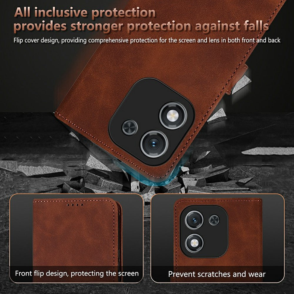 AZNS For Honor X70i Case PU Leather Wallet Phone Cover