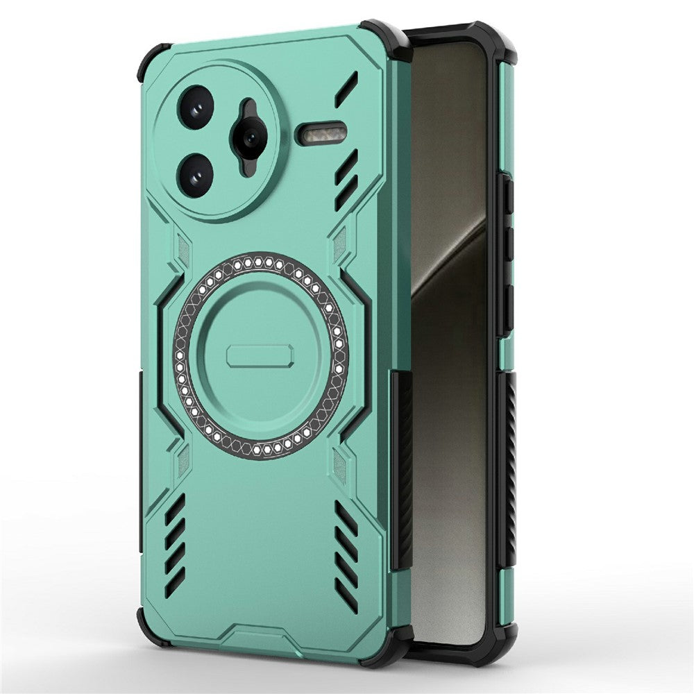 Xiaomi Redmi K80 Pro 5G / Poco F7 Ultra 5G, magnetisk Butterfly Armor-hulcover i varmeafledende PC + TPU