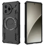 Xiaomi Redmi K80 Pro 5G / Poco F7 Ultra 5G, magnetisk Butterfly Armor-hulcover i varmeafledende PC + TPU