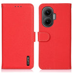KHAZNEH Skal till Xiaomi Redmi Turbo 4 Pro 5G / Poco F7 5G i äkta läder, fällbart fodral