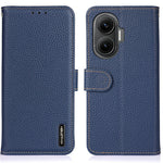 KHAZNEH Skal till Xiaomi Redmi Turbo 4 Pro 5G / Poco F7 5G i äkta läder, fällbart fodral