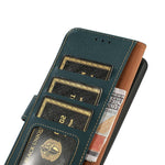 KHAZNEH for Xiaomi Redmi Turbo 4 Pro 5G  /  Poco F7 5G Case Genuine Cow Leather RFID Blocking Wallet Phone Cover