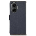 KHAZNEH for Xiaomi Redmi Turbo 4 Pro 5G  /  Poco F7 5G Phone Case Genuine Cow Leather Cover RFID Blocking