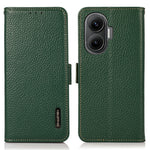 KHAZNEH for Xiaomi Redmi Turbo 4 Pro 5G  /  Poco F7 5G Phone Case Genuine Cow Leather Cover RFID Blocking