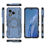 For Honor 400 Lite 5G Magnetisk Etui Butterfly Armor Hul Varmeafledning PC + TPU Telefoncover