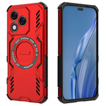 For Honor 400 Lite 5G Magnetisk Etui Butterfly Armor Hul Varmeafledning PC + TPU Telefoncover