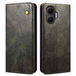 For Xiaomi Poco F7 5G / Redmi Turbo 4 Pro 5G Case Crazy Horse Texture Waxy Leather Wallet Stand Phone Cover