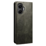 For Xiaomi Poco F7 5G / Redmi Turbo 4 Pro 5G Case Crazy Horse Texture Waxy Leather Wallet Stand Phone Cover