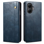 For Xiaomi Poco F7 5G / Redmi Turbo 4 Pro 5G Case Crazy Horse Texture Waxy Leather Wallet Stand Phone Cover