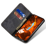 For Xiaomi Poco F7 5G / Redmi Turbo 4 Pro 5G Case Jeans Cloth Texture Anti-Scratch Leather Stand Phone Cover