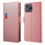 For Honor 400 Lite 5G Case Stand PU Leather Phone Cover Card Holder Mirror