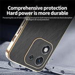 KADEM For Honor X70i Case Electroplating Silk Texture PU + TPU Phone Back Cover