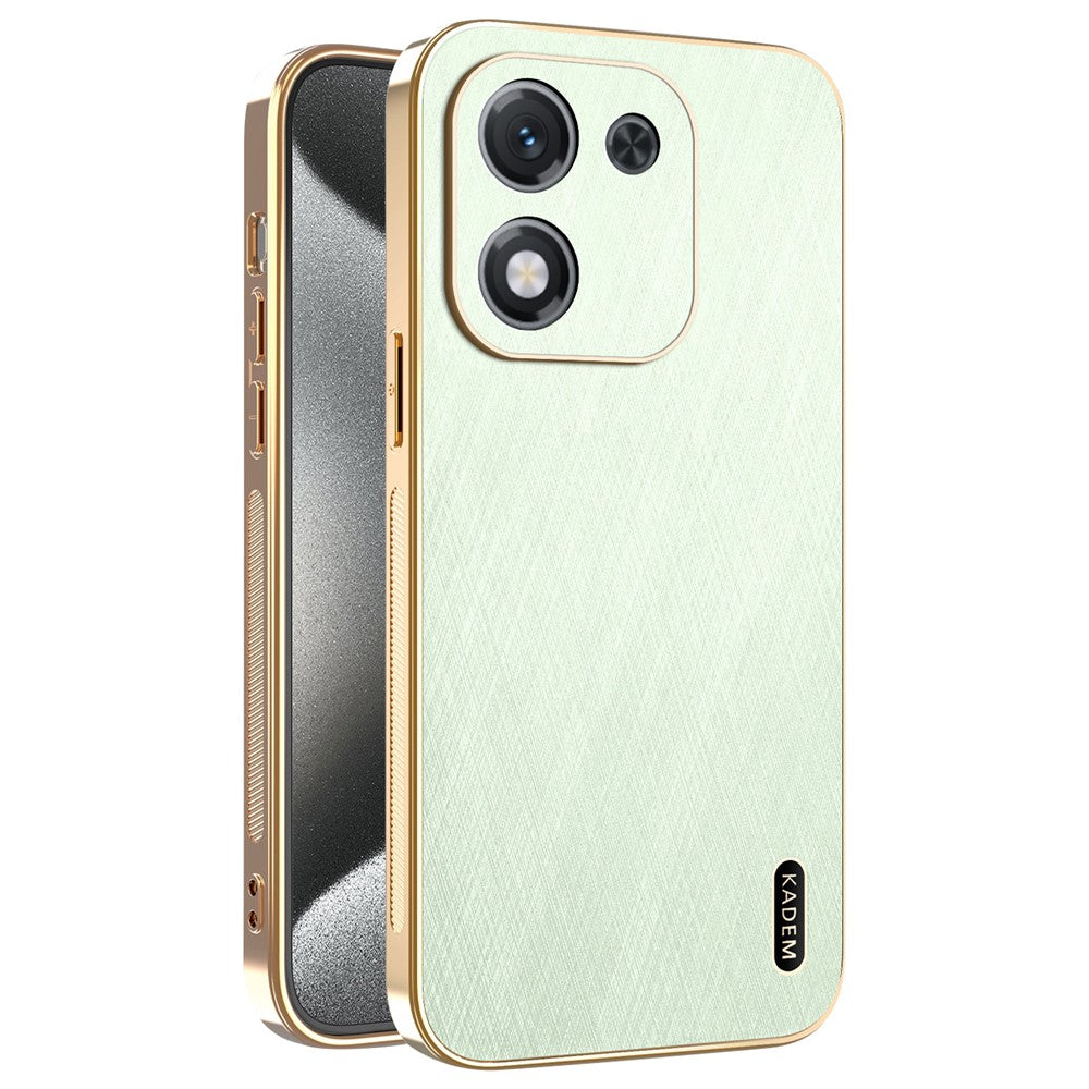 KADEM For Honor X70i Case Electroplating Silk Texture PU + TPU Phone Back Cover